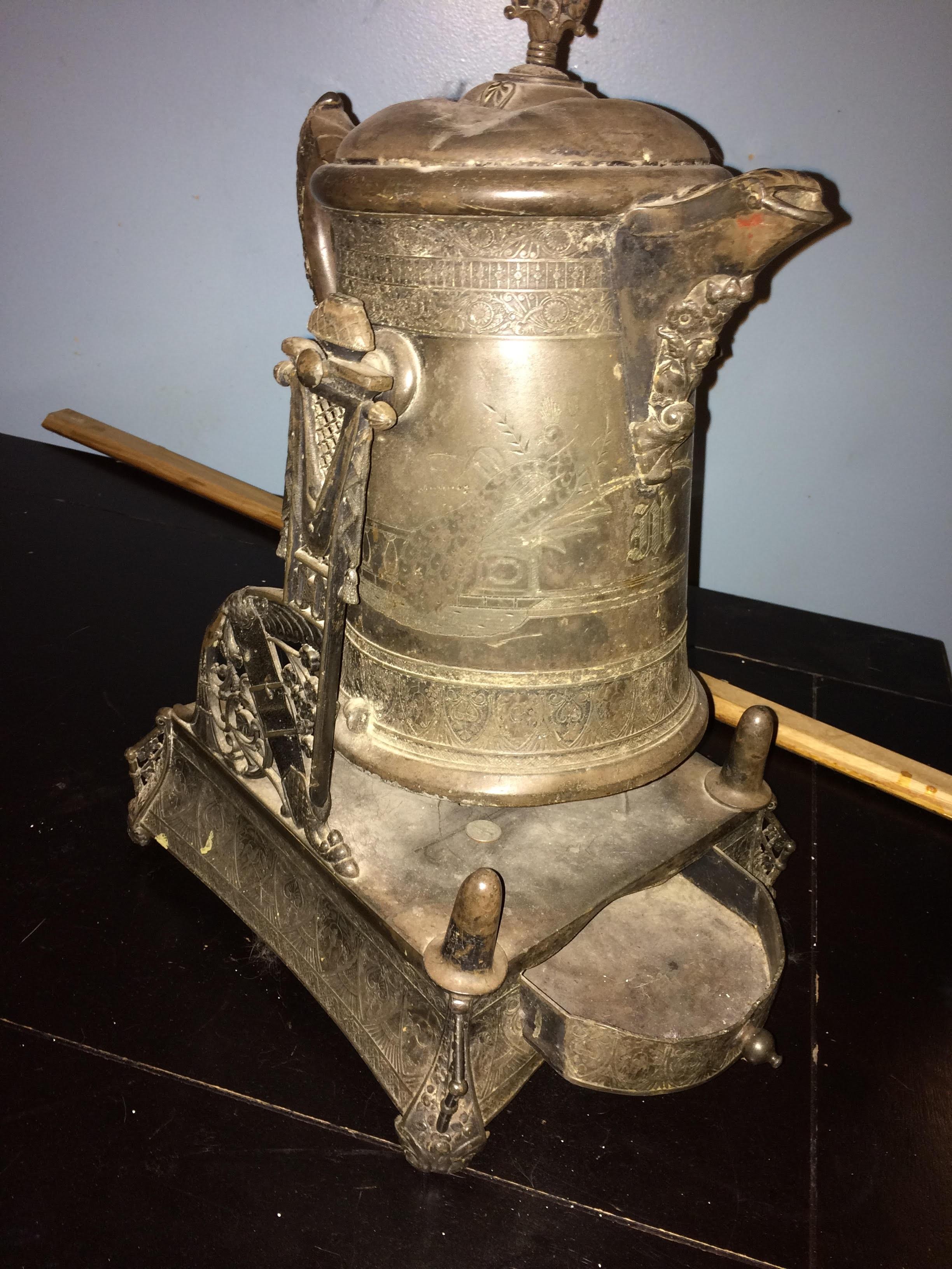 Antique coal fired tea kettle InstAppraisal